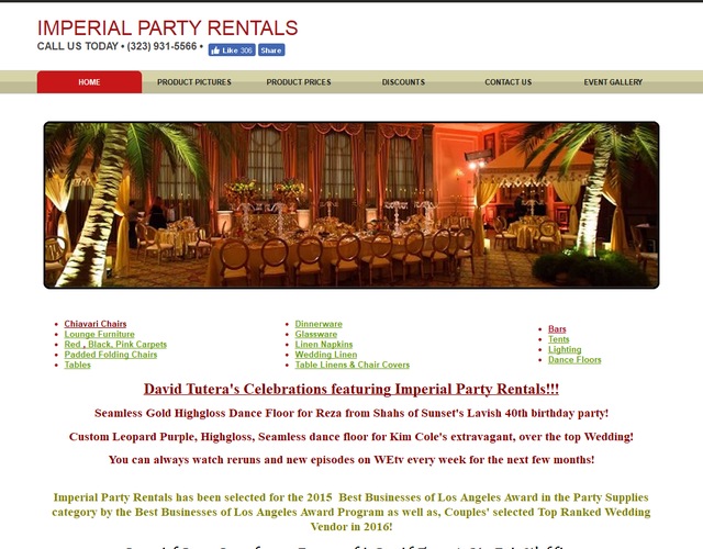 Imperial Party Rentals wedding vendor photo