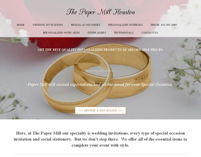 The Paper Mill Houston wedding vendor photo