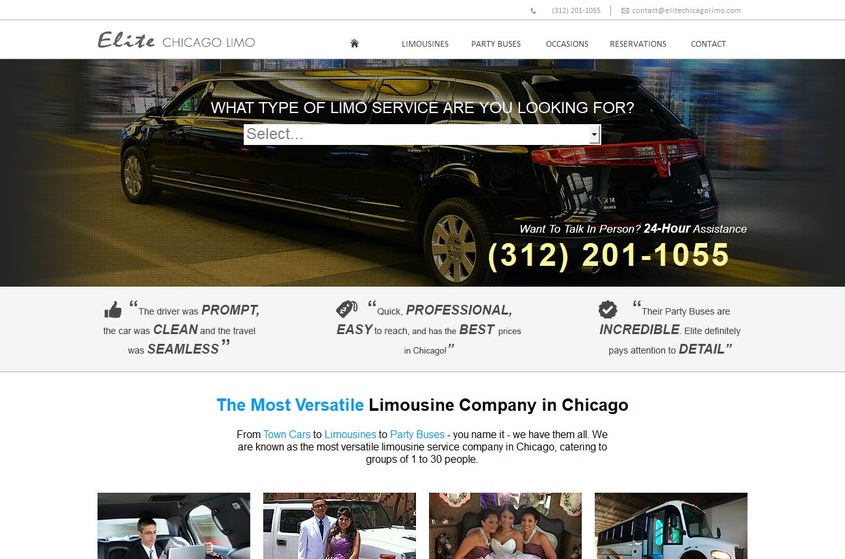 Elite Chicago Limo wedding vendor photo