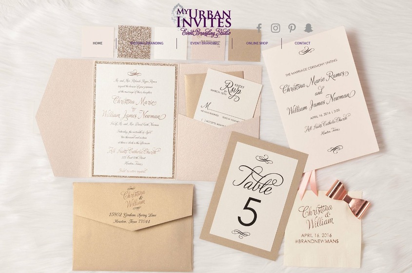 My Urban Invites wedding vendor photo