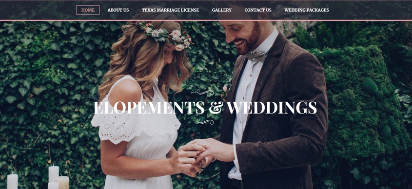 DFW Officians wedding vendor photo