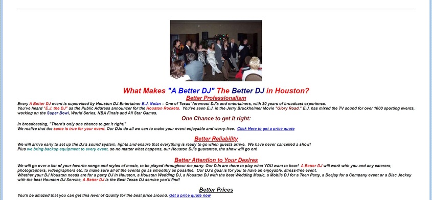 A Better DJ wedding vendor photo