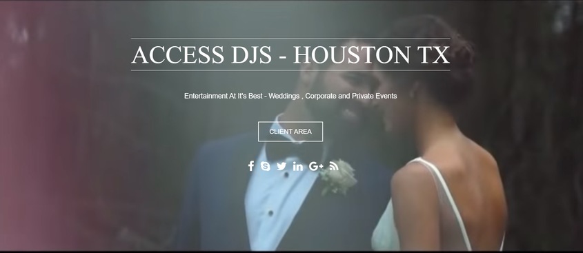 Access DJ's wedding vendor photo
