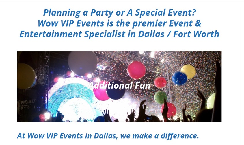 Wow VIP Events wedding vendor photo