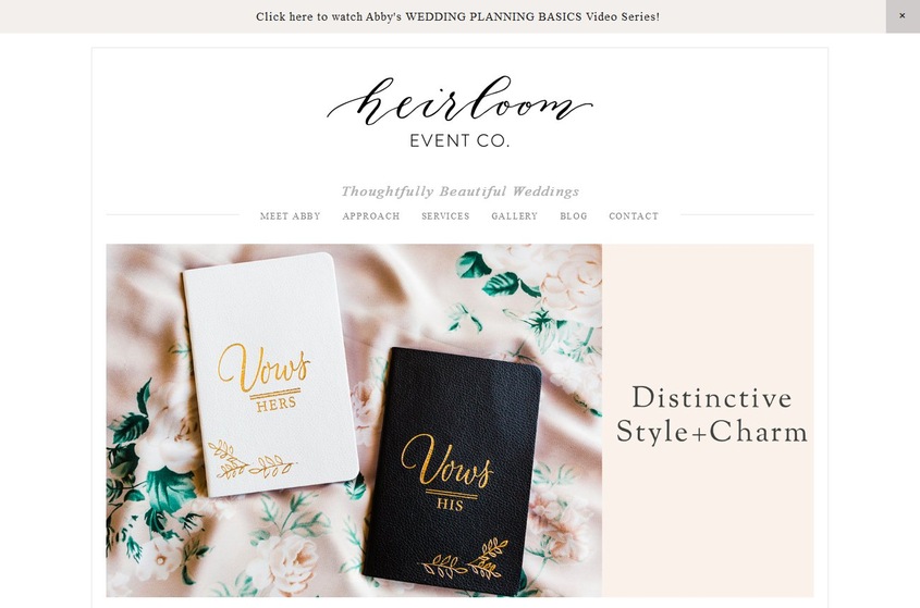 Heirloom Events wedding vendor photo