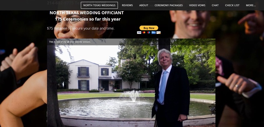 North Texas Wedding Officiant wedding vendor photo
