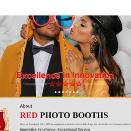 Photo of The Red Photo Booths, a wedding photo booth in Dallas