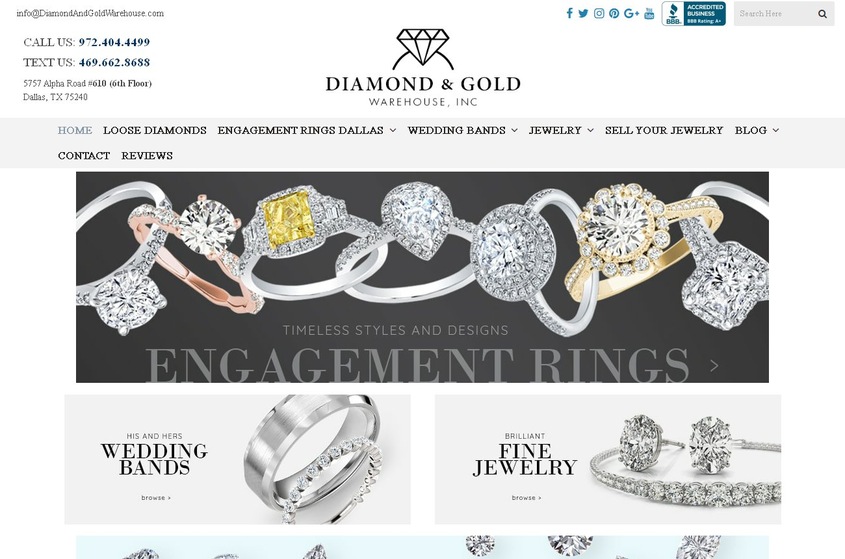 Diamond and Gold Warehouse wedding vendor photo