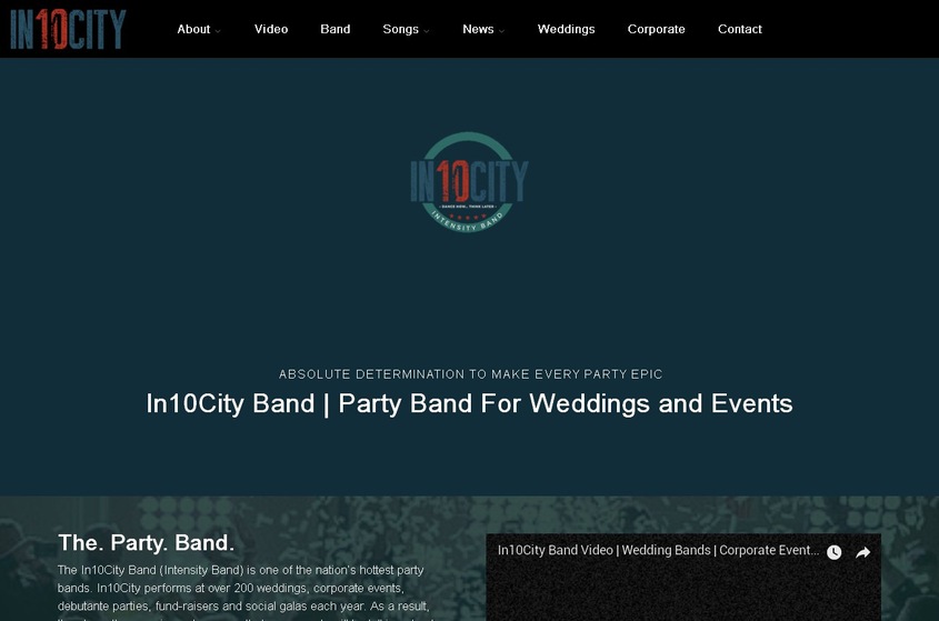 In10City Band wedding vendor photo