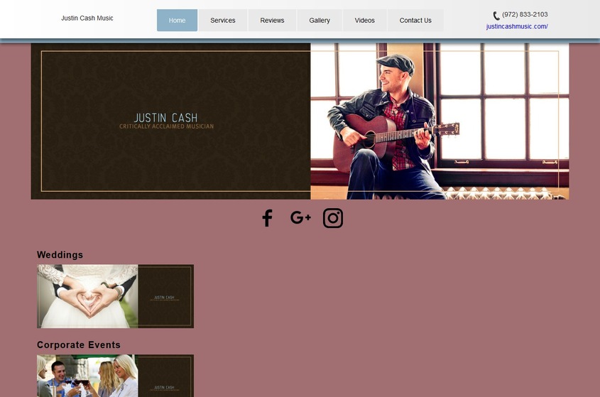 Justin Cash Music wedding vendor photo