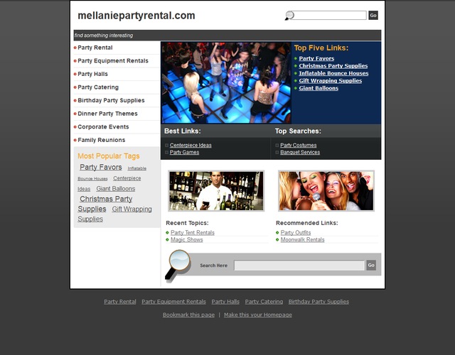 Mellanie Party Rental wedding vendor photo