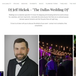 Photo of Dj Jeff Hickok, a wedding DJ in Dallas