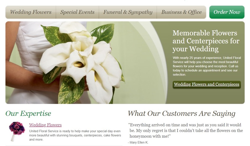 United Floral Services wedding vendor photo