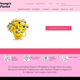 Photo of Young's Florist, a wedding florist in Philadelphia