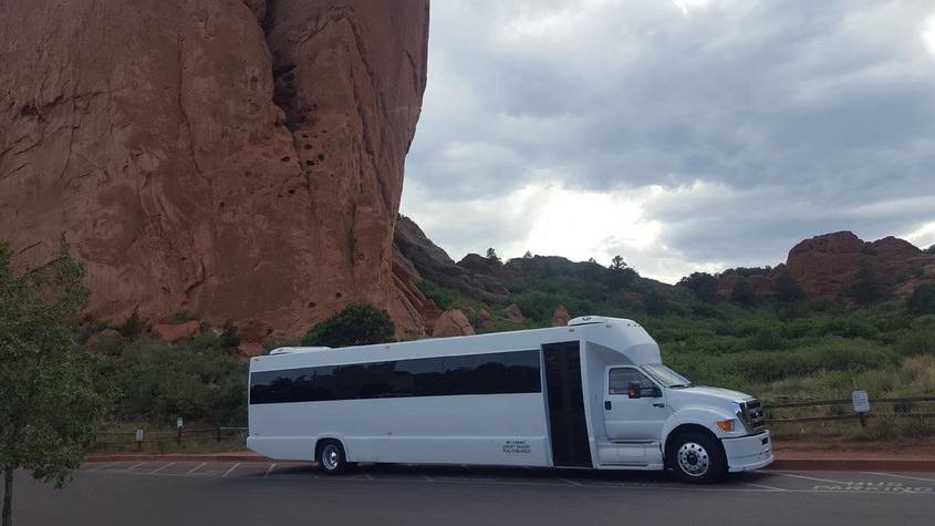 Party Bus & Limo Services Denver wedding vendor photo