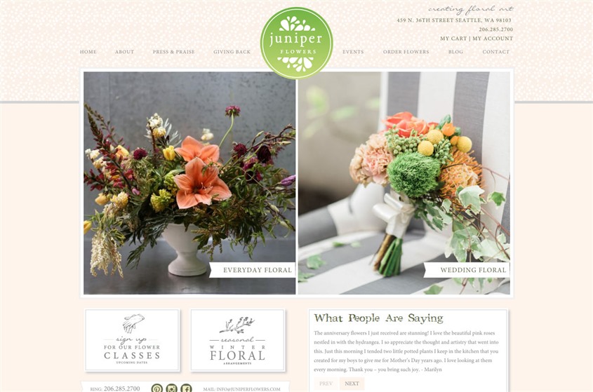 Juniper Flowers wedding vendor photo