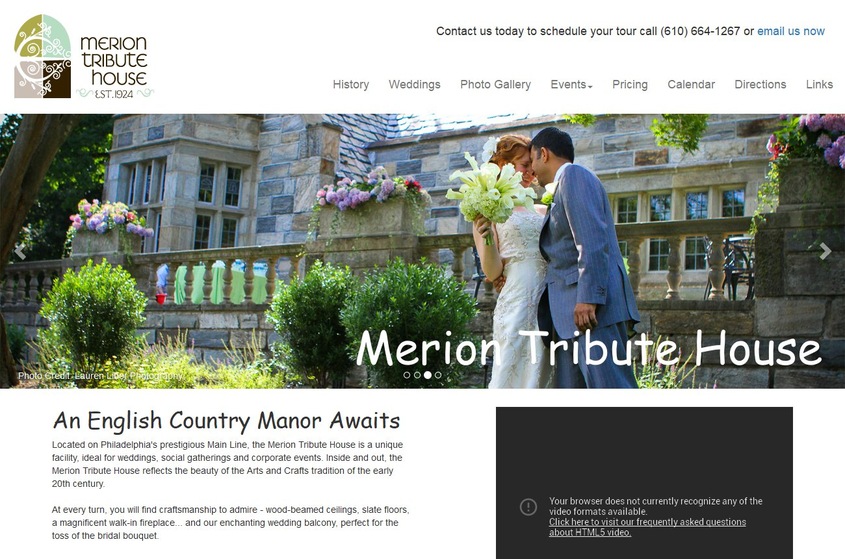 Merion Tribute House wedding vendor photo