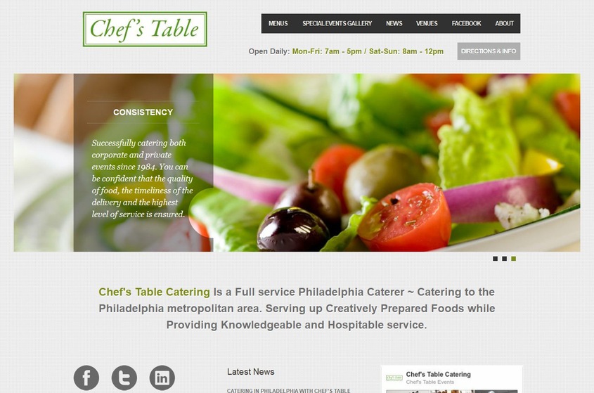 Chef's Table wedding vendor photo