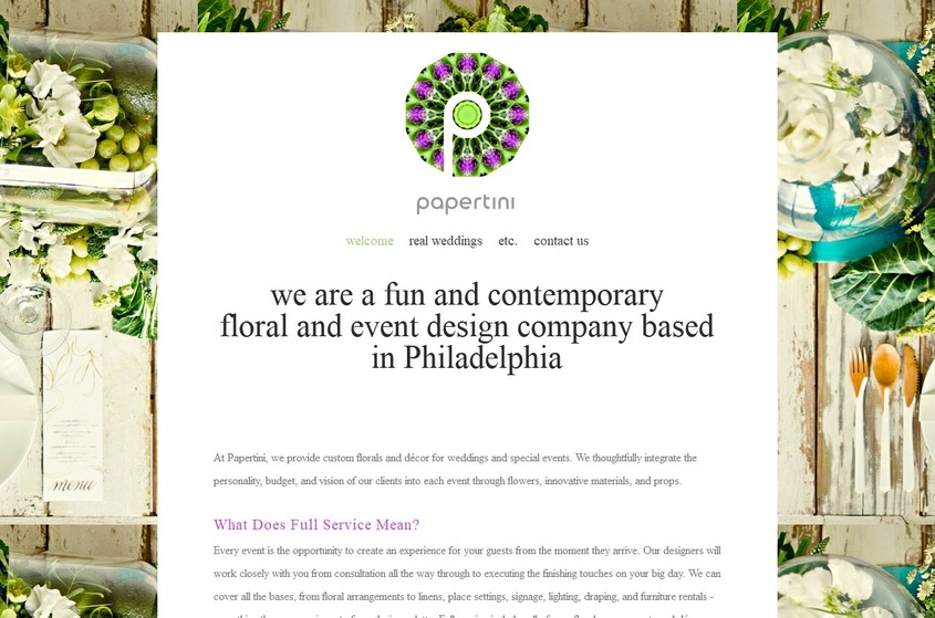 Papertini wedding vendor photo