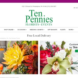Photo of Ten Pennies Florist, a wedding florist in Philadelphia