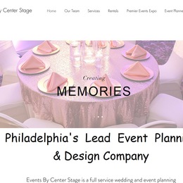 Photo of Events By Center Stage, a wedding decoration stores in Philadelphia