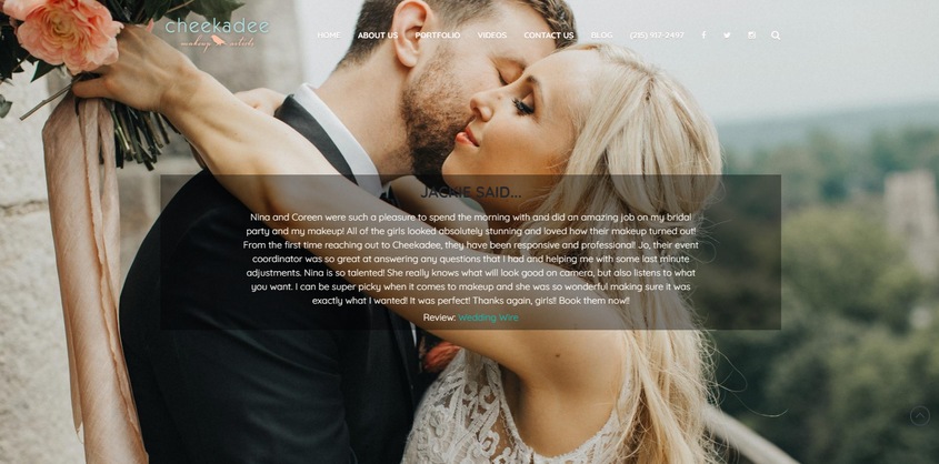 Cheekadee Makeup Artists wedding vendor photo