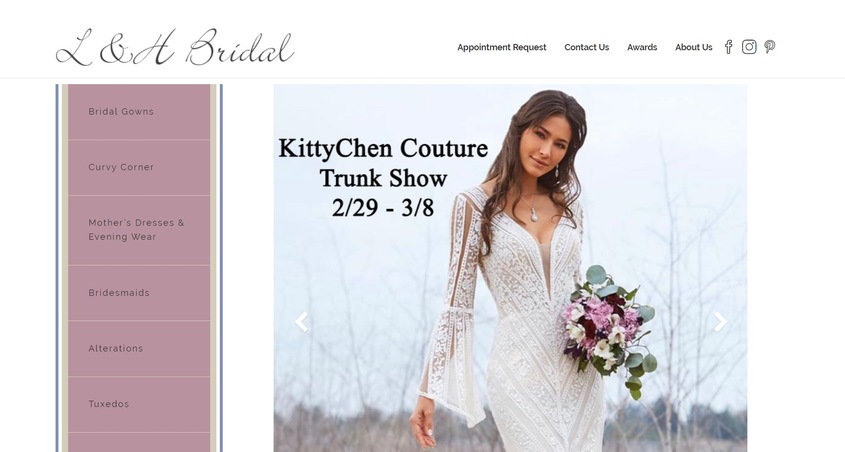 L&H Bridal wedding vendor photo
