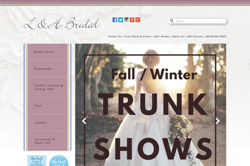 L&H Bridal wedding vendor photo