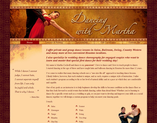 Dancing With Martha wedding vendor photo