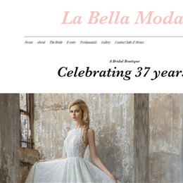 User review for La Bella Moda wedding bridal boutique in