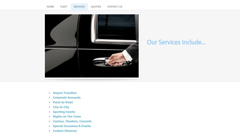 Admire Limousine wedding vendor photo