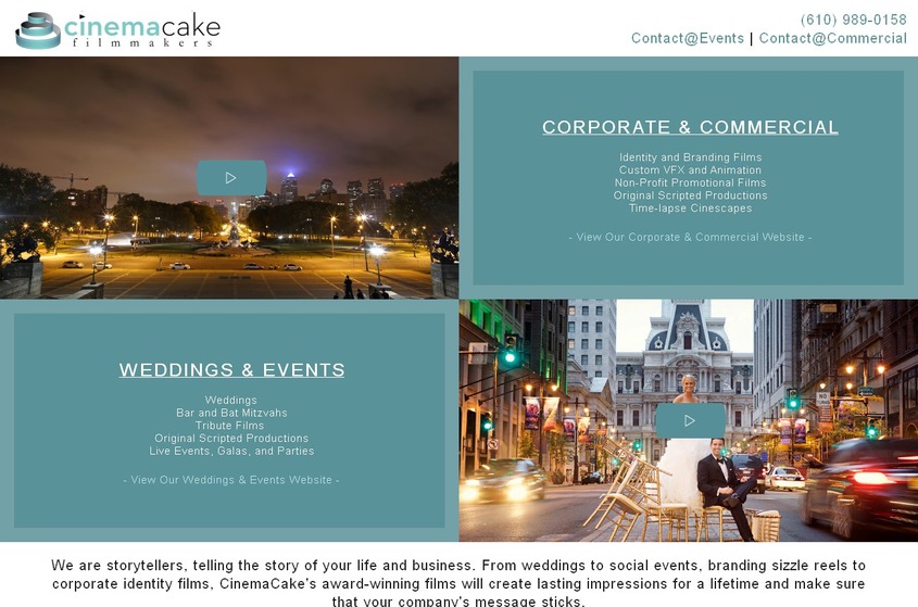 CinemaCake wedding vendor photo