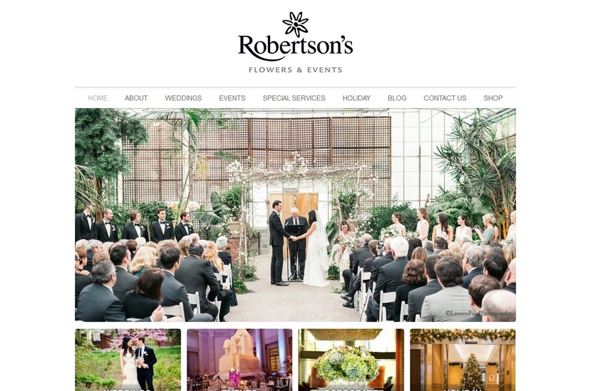 Robertson's Flowers & Events wedding vendor photo