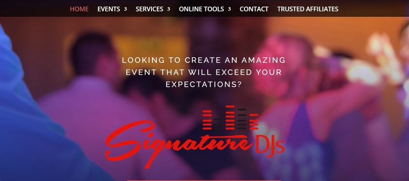Signature DJs wedding vendor photo
