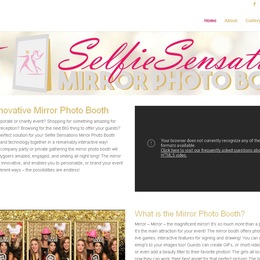 Photo of Selfie Sensations Mirror Photo Booth, a wedding photo booth in Philadelphia