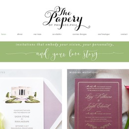 Photo of The Papery, a wedding stationery in Philadelphia