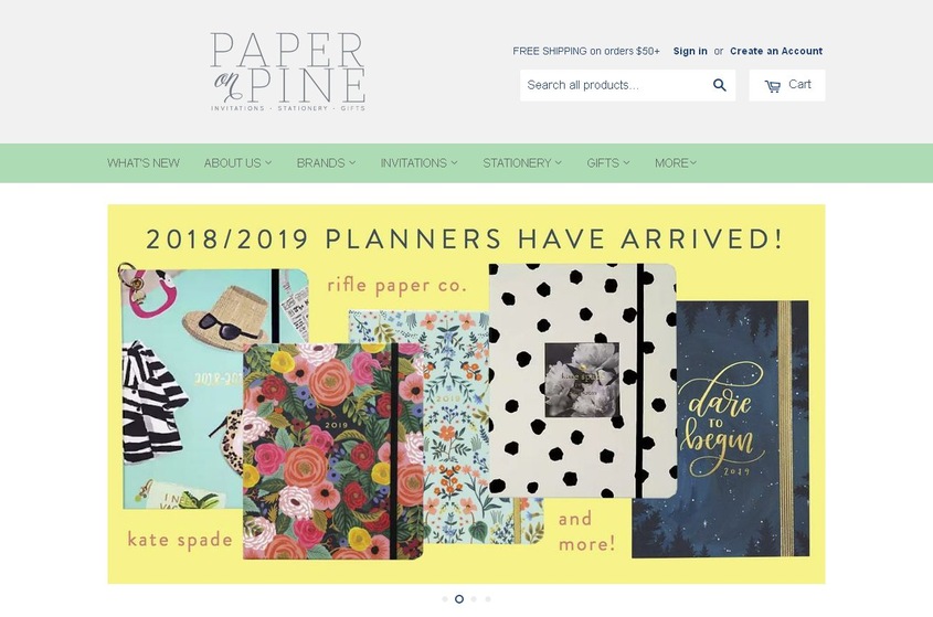 Paper on Pine wedding vendor photo