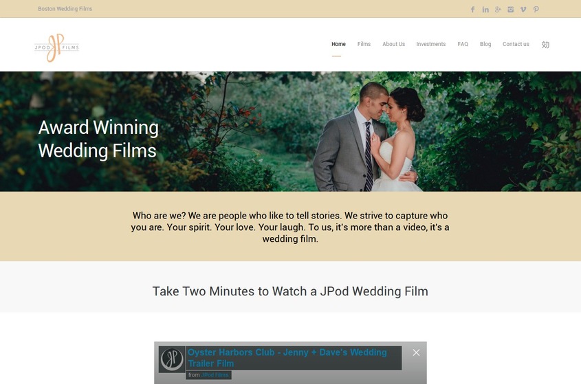 JPod Films wedding vendor photo