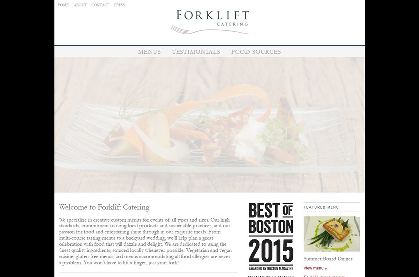 Forklift Catering wedding vendor photo