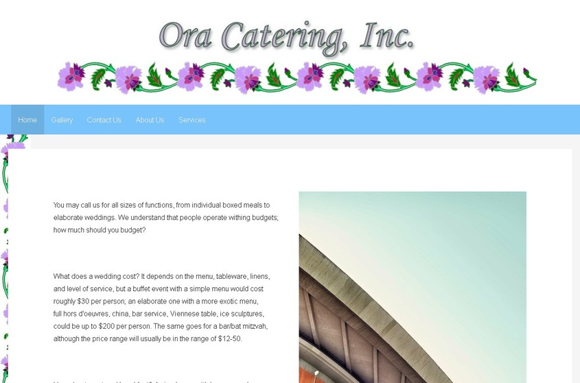 Ora Catering wedding vendor photo