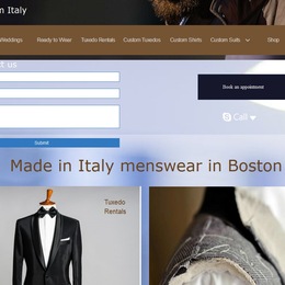Photo of Clothing From Italy, a wedding tuxedos and suits in Boston