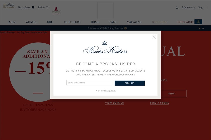 Brooks Brothers wedding vendor photo