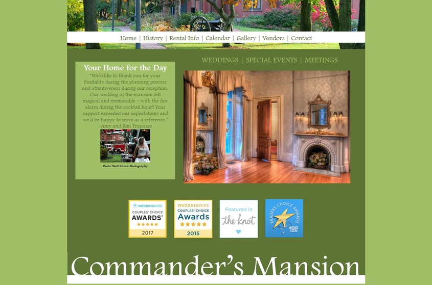 Commander's Mansion wedding vendor photo