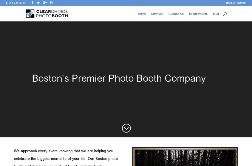 Clear Choice Photo Booth wedding vendor photo