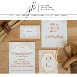 Photo of Jan Boyd Calligraphy, a wedding stationery in Boston