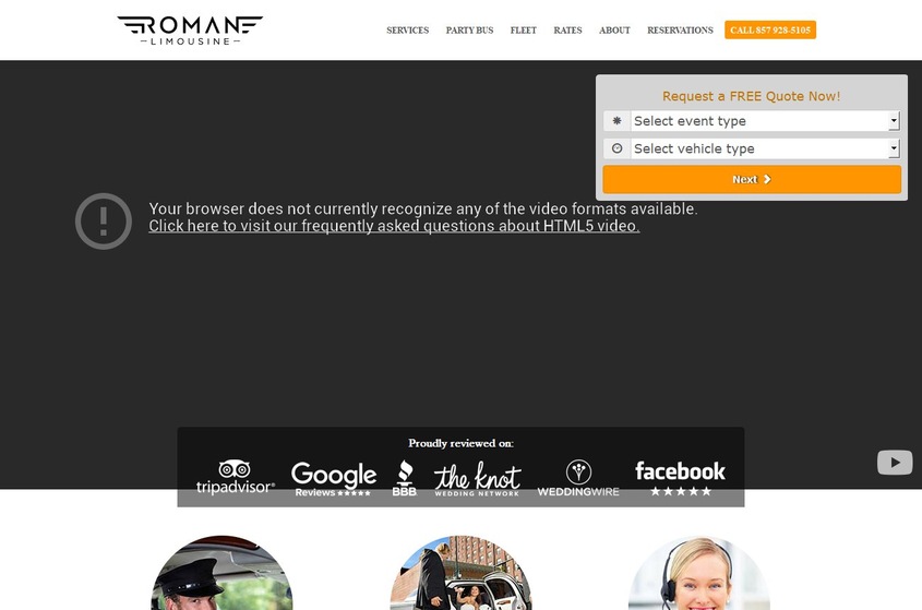 Roman Limousine wedding vendor photo