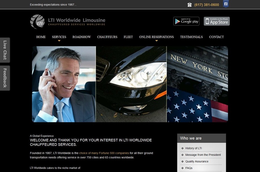 LTI Worldwide Limousine wedding vendor photo