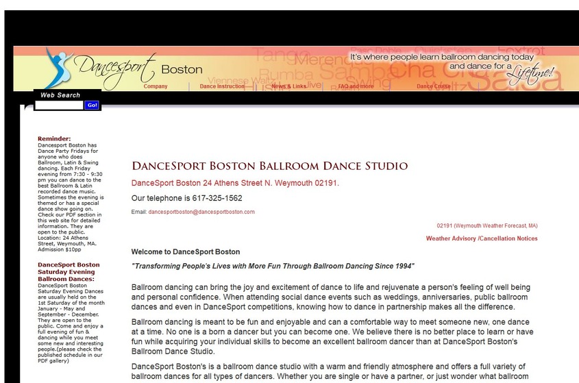 DanceSport Boston wedding vendor photo