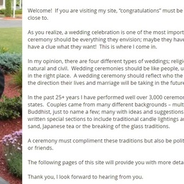 Photo of Reverend Donna M. Cunio, a wedding officiant in Boston