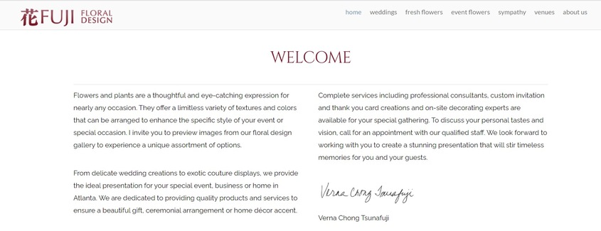 Fuji Floral Design wedding vendor photo